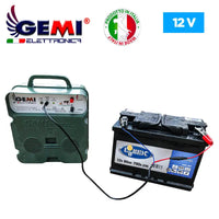 Elettrificatore B/12 a batteria 12V e corrente 220V Per Recinto Elettrico Recinzione Elettrificata 5Km Per Cinghiali