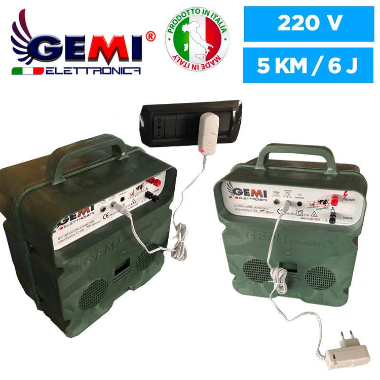 Elettrificatore B/12 Con Pannello Solare 12 V a Batteria o corrente 220V Per Recinto Elettrico Recinzione Elettrificata