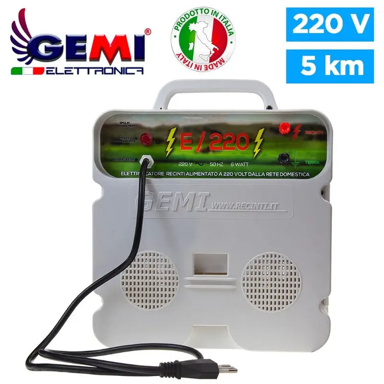 Elettrificatore E/220 Per Recinto Elettrico Recinzioni Elettrificate Da Pascolo 220 V Per Cinghiali Cavallo Mucca