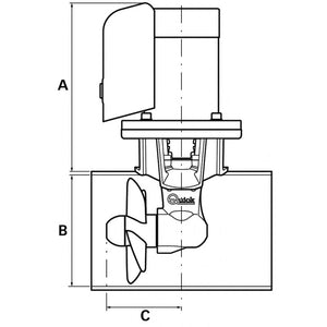 ELICA BTQ 125-30kg 12V CON CARTER