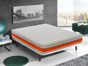 Materasso Piazza e Mezza 140x200 in Memory Foam  Alto 22 cm  11 Zone Differenziate  