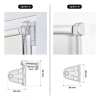 Tenda a Rullo Oscurante installazione senza foratura EasyFix Ecru 120x180 cm