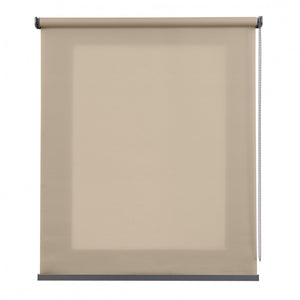 Tenda a rullo traslucida Premium con finitura metallizzata Beige 60x180 cm