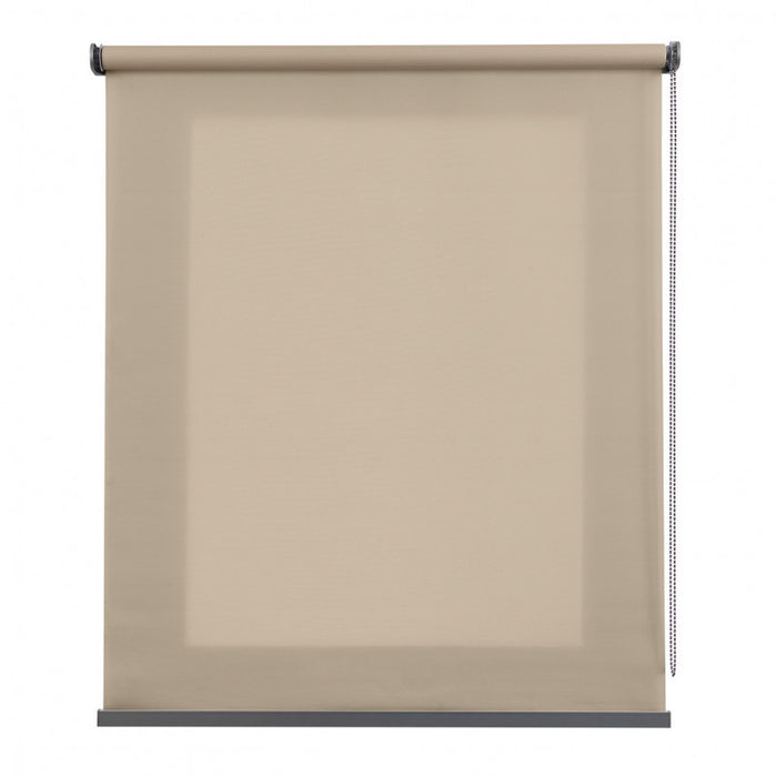 Tenda a rullo traslucida Premium con finitura metallizzata Beige 160x250 cm