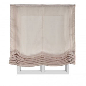 Tenda a Pacchetto Senza Aste, Traslucida Per Finestre e Porte Beige 120x175 cm