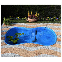 Laghetto da giardino bolsena azzurro litri 600 da 178x125xh45