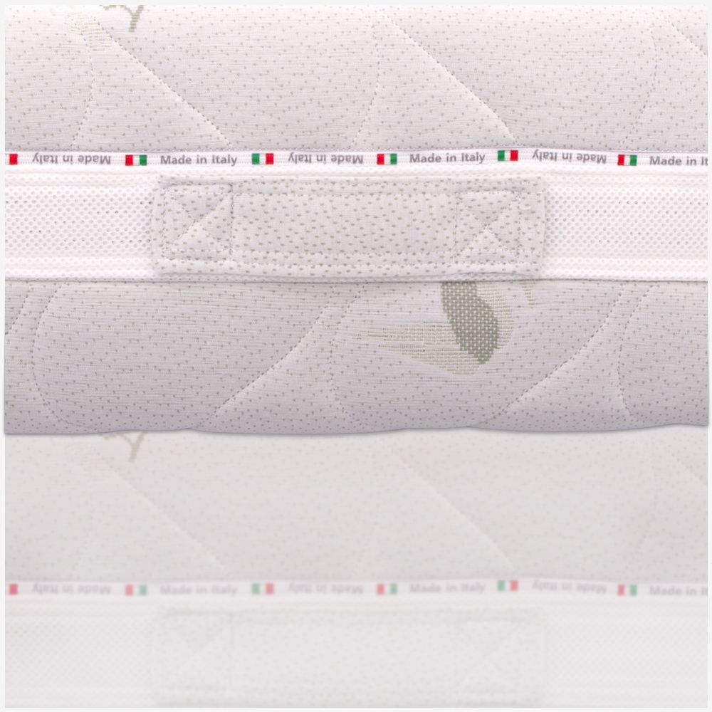 Materasso Memory Singolo 80x200, Alto 25 cm - Sfoderabile, Rivestimento Aloe Vera, Traspirante | Evolution