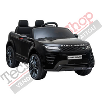 Auto Elettrica Macchina per Bambini LAND ROVER EVOQUE 12V con Monitor 4" Lettore Mp3 -Nero