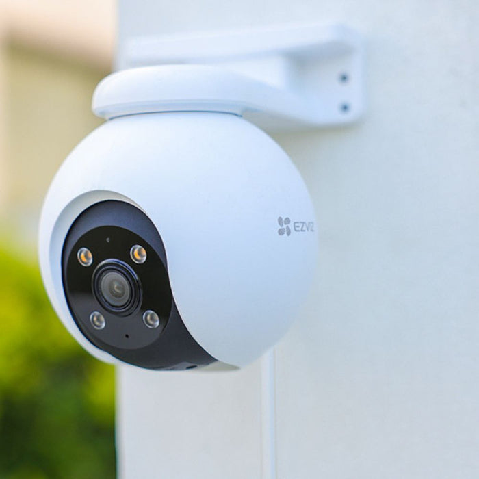 Telecamera Wifi, esterno, visione 360°, impermeabile, visione notturna, rilevamento persone e veicoli H8 pro 4k