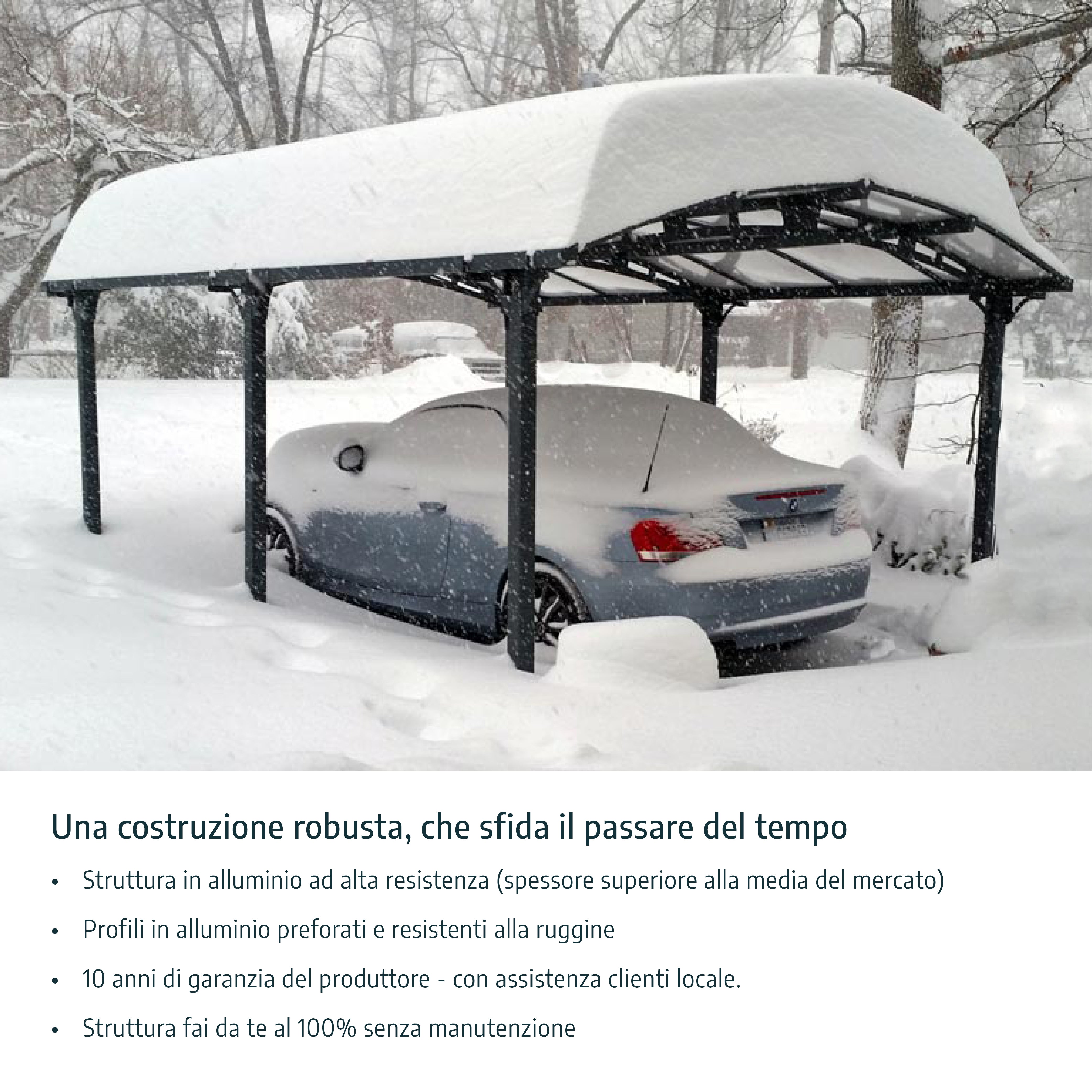 Atlas Carport in Alluminio 3 X 5  m