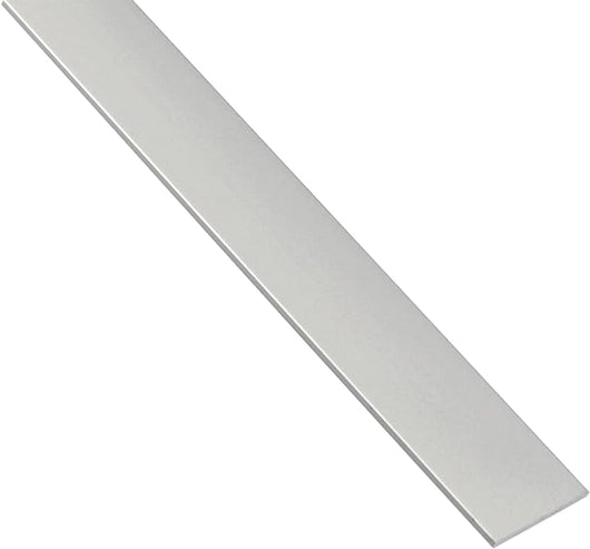 Peso Piatto Alluminio Avorio per Tende Lung barra 140cm, 3cm Largo, 2mm Spessore Profilo per Binari Strip LED Teloni PVC