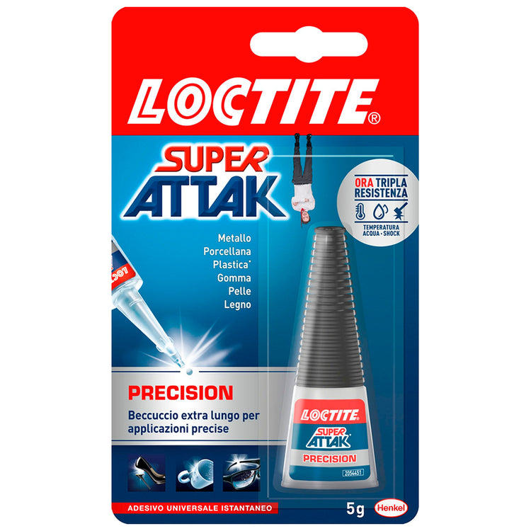 Loctite super attak precision adesivo universale istantaneo