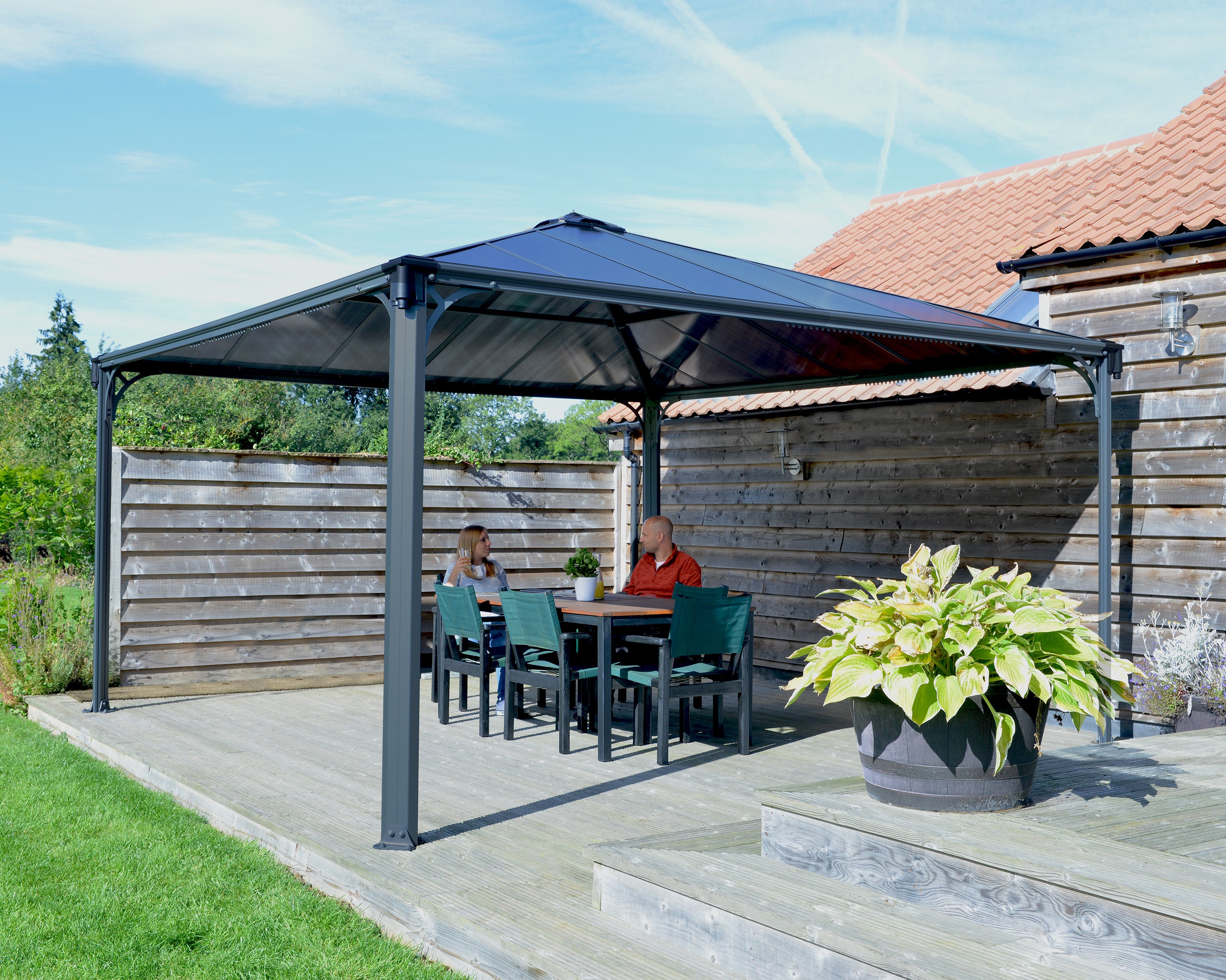 Canopia Palermo Gazebo in Alluminio 4.3X4.3 m