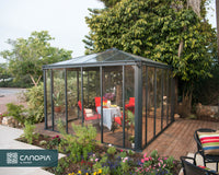 Gazebo Chiuso in Alluminio Ledro 3.6X3.6 m