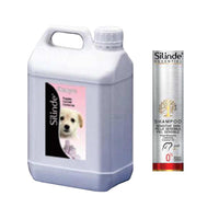 Silinde shampoo per cani toelettatura pelle sensibile tanica da 5 litri