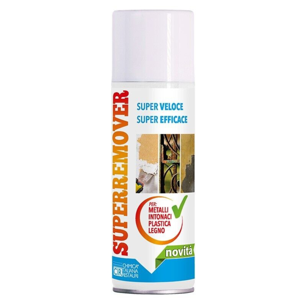 Sverniciatore extra forte universale per metalli, intonaci, plastica e legno superremover spray da 200 ml