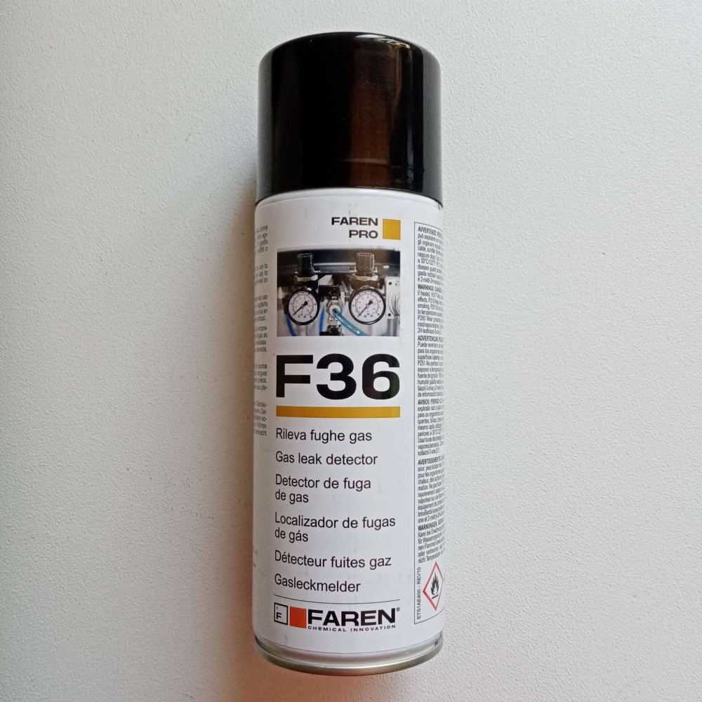 Faren f36 400ml bomboletta spray rilevatore professionale perdite fughe gas