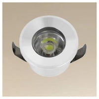 Trade Shop - Faretto 1w Led Incasso A Soffitto Ip20 Bianco Mini Spot Segnapassi Luce Fredda 00205         