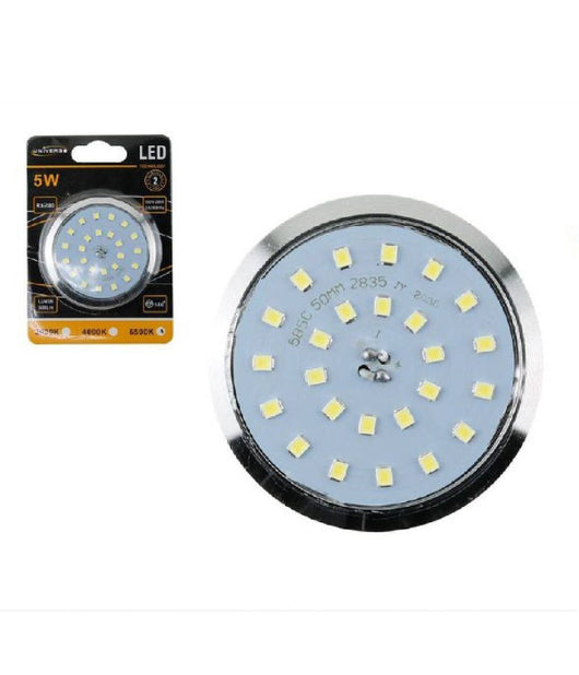 Faretto 25 Led Smd Ad Incasso Per Cappa 5 W Rotondo Luce Calda Fredda Naturale  -bianco Freddo      -