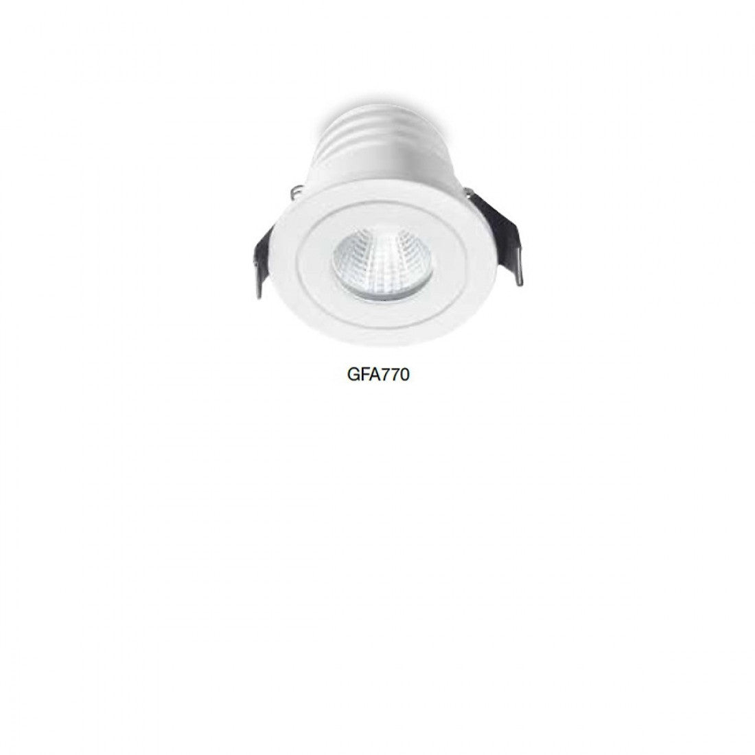 Faretto incasso alluminio gea led alya gfa770c spot lampada soffitto