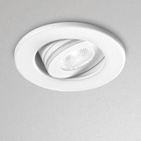 Faretto incasso alluminio gea led elara gfa880 spot tondo orientabile, tonalità luce 4000°k (luce naturale)