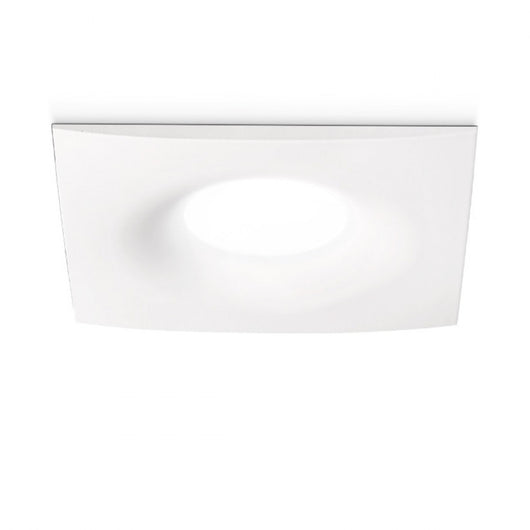 Faretto incasso alluminio gea led venus gfa171 led spot quadrato bianco moderno gu10