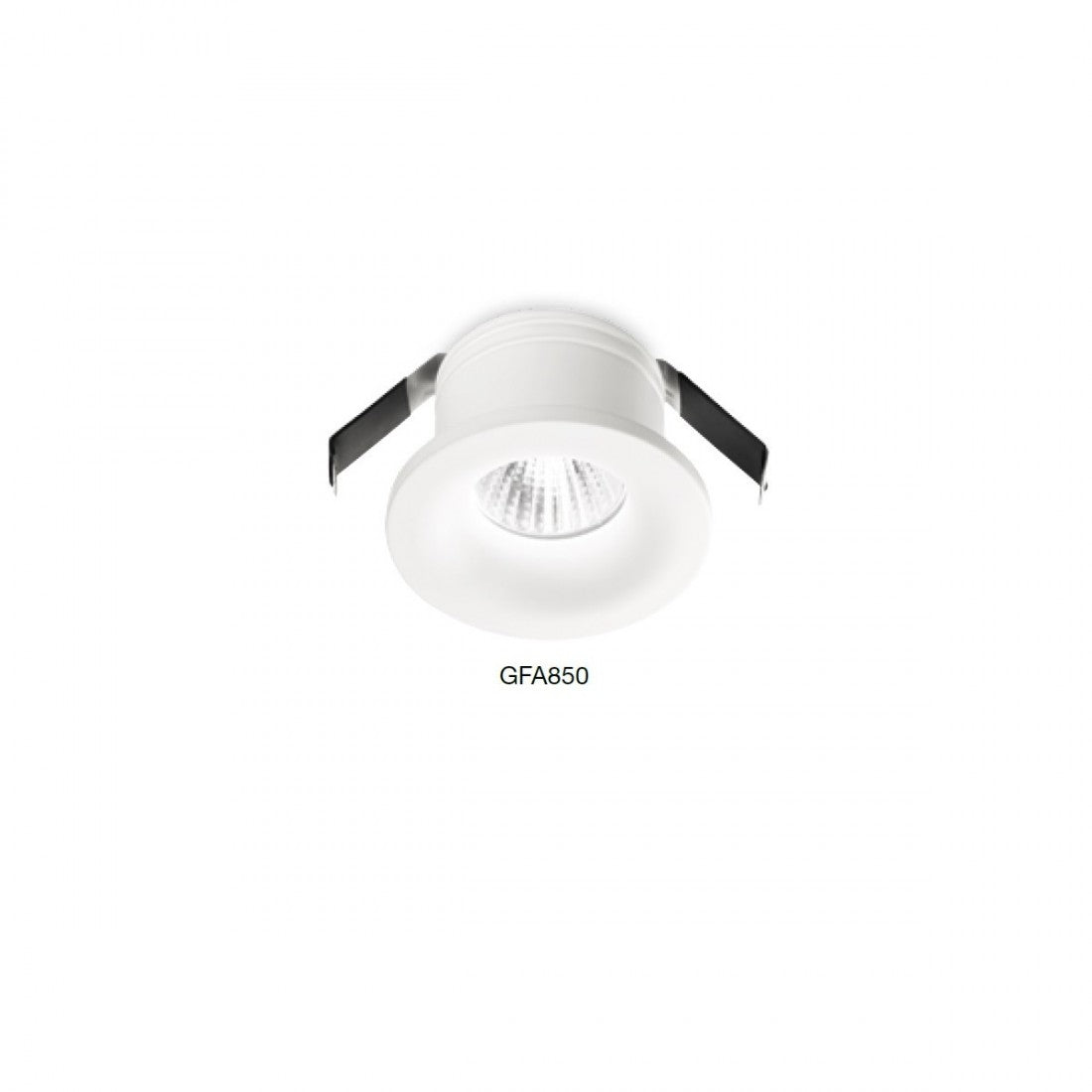 Faretto incasso alluminio vetro gea led gaia gfa850n led spot tondo