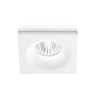 Faretto incasso alluminio vetro gea led gaia gfa851n led spot quadrato controsoffitto 4w 4000°k ip20