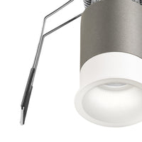 Faretto incasso bianco alluminio gea led gfa1100n led 4000k 250lm spot tondo moderno led integrato