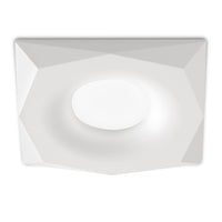 Faretto incasso bianco gea led gfa1180 gu10 led ip20 alluminio lampada soffitto quadrato