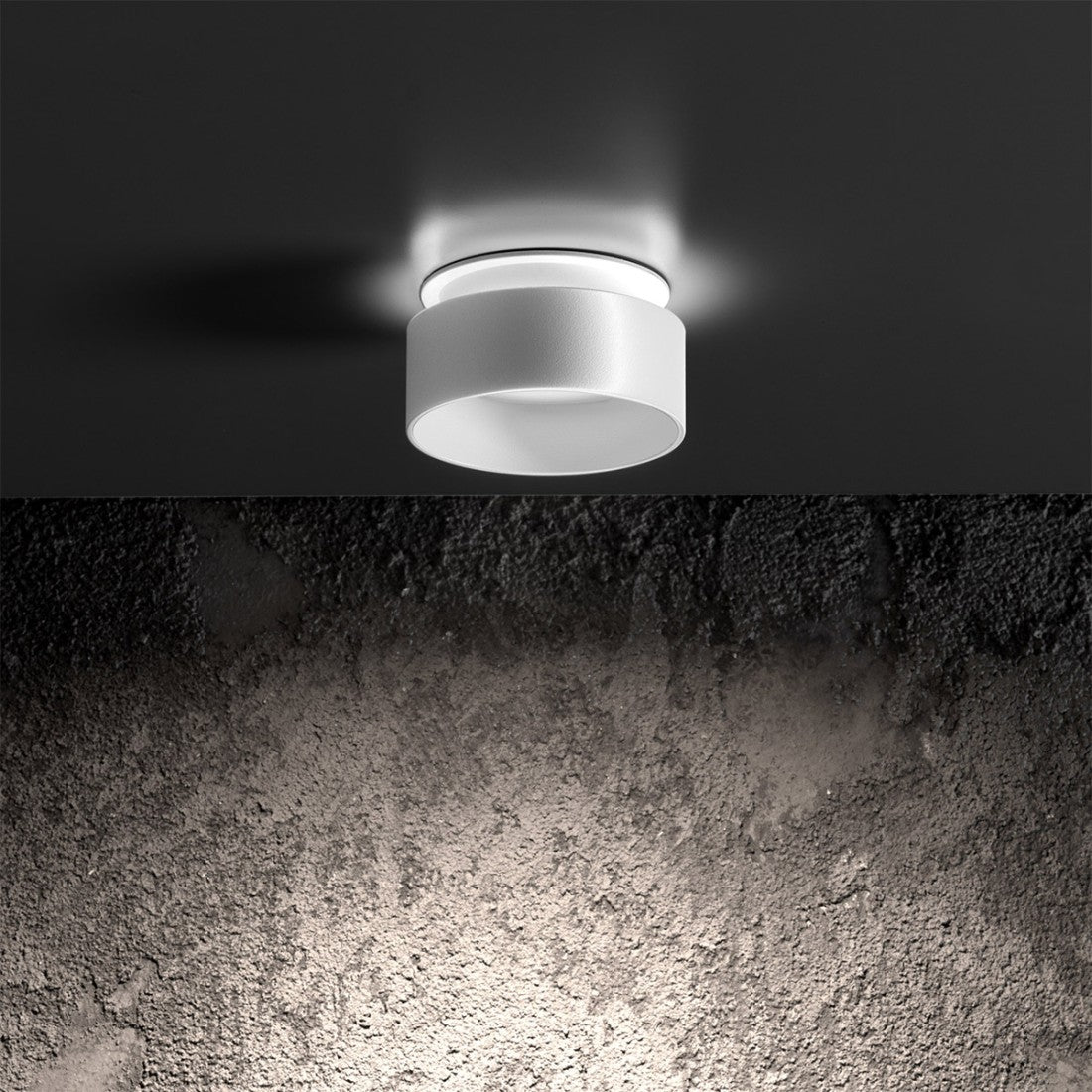 Faretto incasso bianco gea led gfa1210 gu10 led ip20 alluminio metacrilato lampada soffitto biemissione