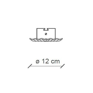 Faretto incasso led classico ferroluce pescara c480 gu10 ceramica spot, ceramica-gesso 44- dec- ffm