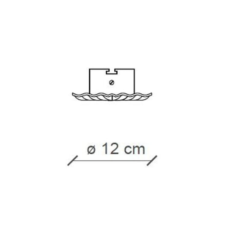 Faretto incasso led classico ferroluce pescara c480 gu10 ceramica spot, ceramica-gesso 44- dec- ffm