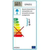 Faretto incasso led moderno gea led orim q gfa051 gu10 spot orientabile alluminio cartongesso