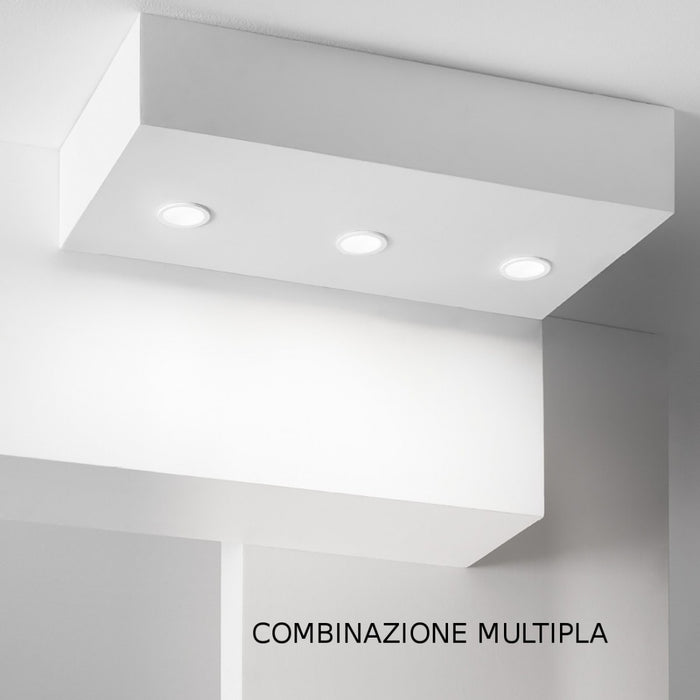 Faretto incasso moderno gea led qebui gfa950c alluminio spot