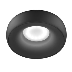 Faretto incasso nero gea led gfa1171 gu10 led ip20 alluminio lampada soffitto tondo