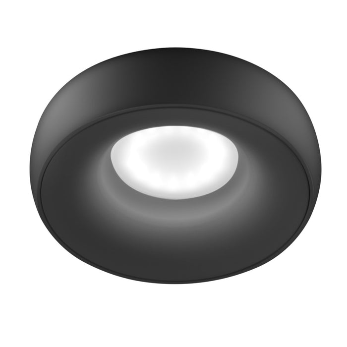 Faretto incasso nero gea led gfa1171 gu10 led ip20 alluminio lampada soffitto tondo