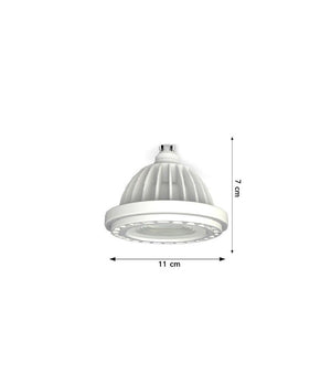 Faretto Lampada A Led Cob Gu10 20w Ar111 1800lumen Luce Calda Fredda Colore         