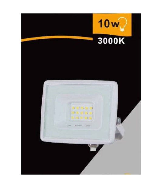 Faretto Led Faro 10 Watt 900lm Ip65 Bianco Luce Calda Fredda Naturale Ek02-10w-b  -bianco Caldo      -