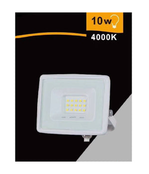 Faretto Led Faro 10 Watt 900lm Ip65 Bianco Luce Calda Fredda Naturale Ek02-10w-b  -bianco Naturale      -