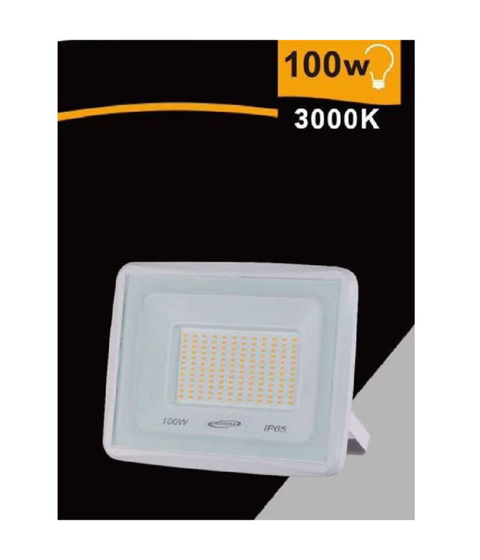 Faretto Led Faro 100 W 9000lm Ip65 Bianco Luce Calda Naturale Fredda Ek02-100w-b         