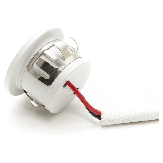 Trade Shop - Faretto Led Incasso 1 Watt Bianco Punto Luce Segnapassi Luce Rossa Con Driver         