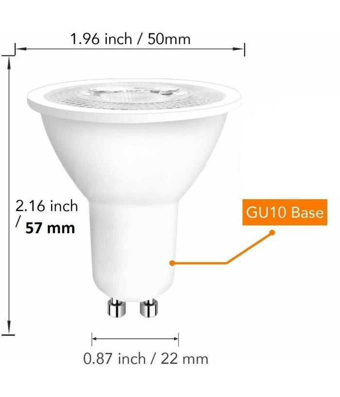 Faretto Rgb+white 5w Gu10 Lampadina Led Cambiacolore Telecomando Cromoterapia         