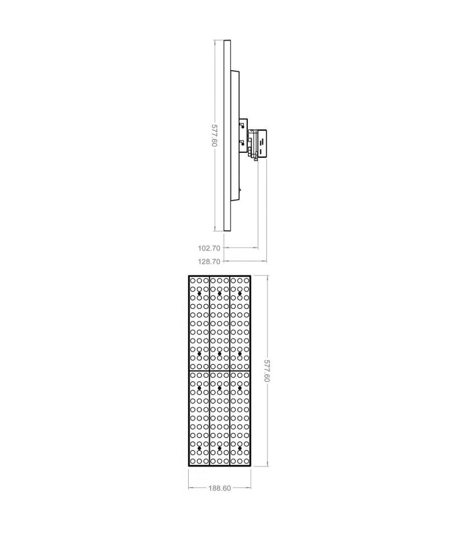 Faretto Track Led Cct 72w Binario Trifase 3in1 Dimmerabile 3 Temperature Luce 230v  Bianco       