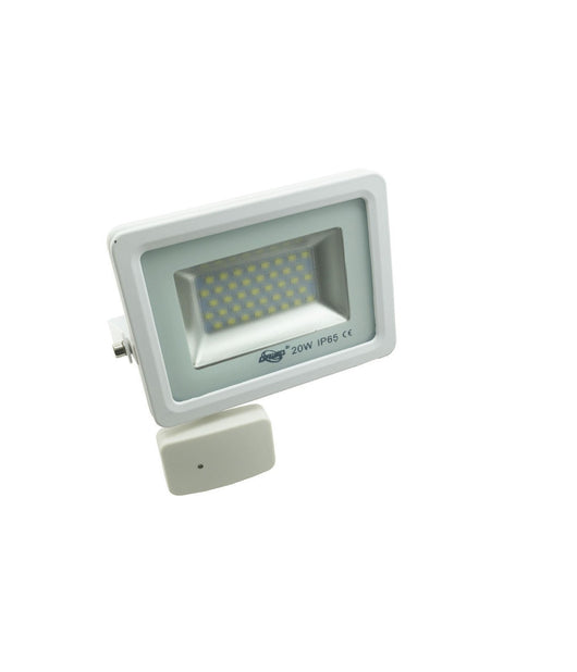 Faro Faretto Fari Led Ip65 Con Sensore Movimento Crepuscolare 10w 20 W 30 50 100   20 Watt      