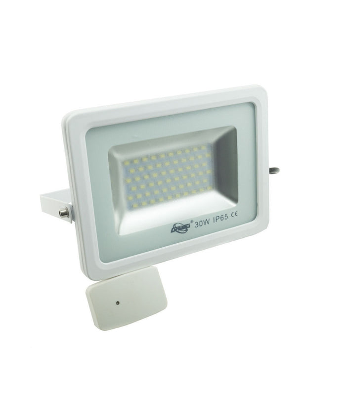 Faro Faretto Fari Led Ip65 Con Sensore Movimento Crepuscolare 10w 20 W 30 50 100   30 Watt      