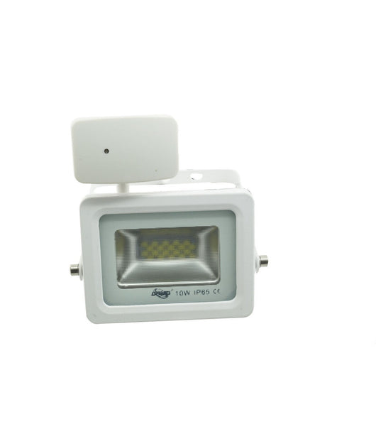 Faro Faretto Fari Led Ip65 Con Sensore Movimento Crepuscolare 10w 20 W 30 50 100   10 Watt      