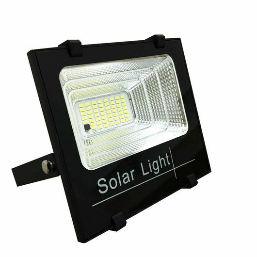 Faro LED 400W con Pannello Solare luce fredda Crepuscolare Telecomando Esterno - ZENCOCCO