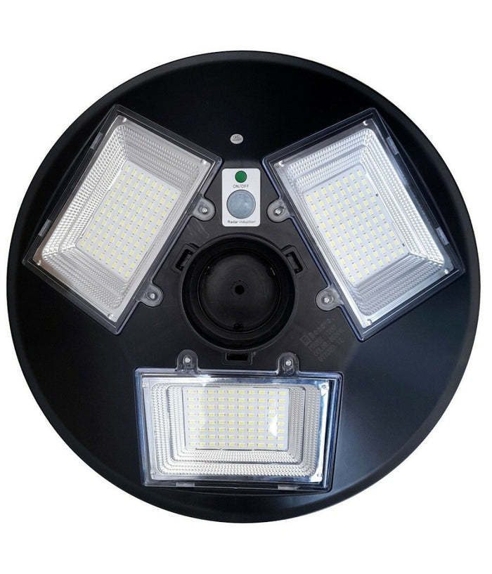 Faro Led Solare Lampione Con Sensore Di Movimento 150 Watt + Palo Ty-150         