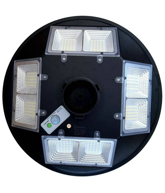 Faro Led Solare Lampione Con Sensore Di Movimento 200 Watt + Palo Ty-200         